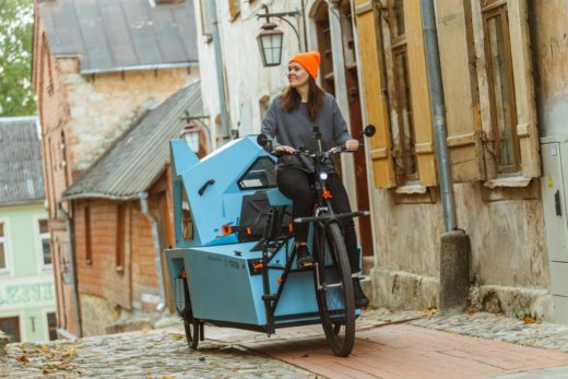 Ein Blickfang ist dieser Fahrrad-Wohnwagen auf jeden Fall. Foto: Zeltini