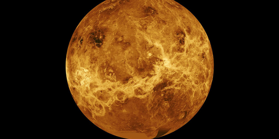 Gab es Wasser oder gar Leben auf der Venus? Die beiden Nasa-Missionen "DaVinci+" und "Veritas" sollen bei der Klärung helfen. Foto: Nasa/JPL-Caltech