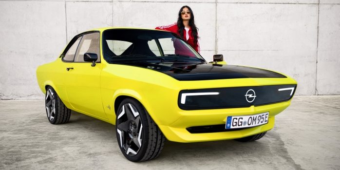 Manta, Manta: Das Kultauto erfährt ein elektrisches Comeback. Foto: Opel