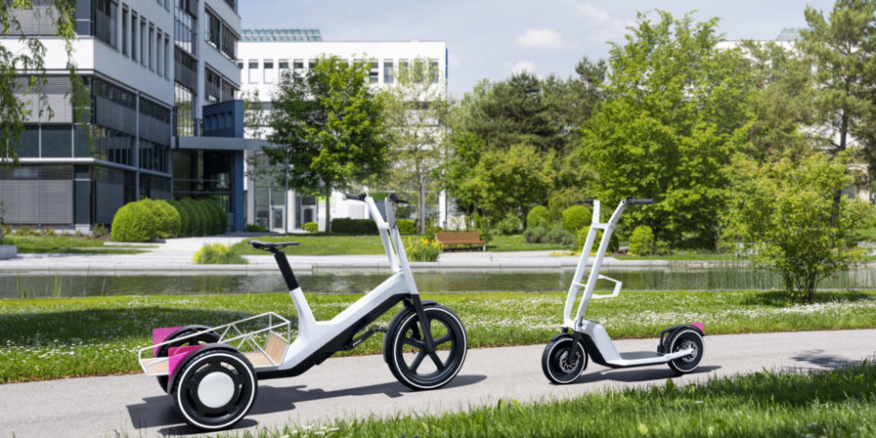 Neues Lastend und E-Scooter von BMW