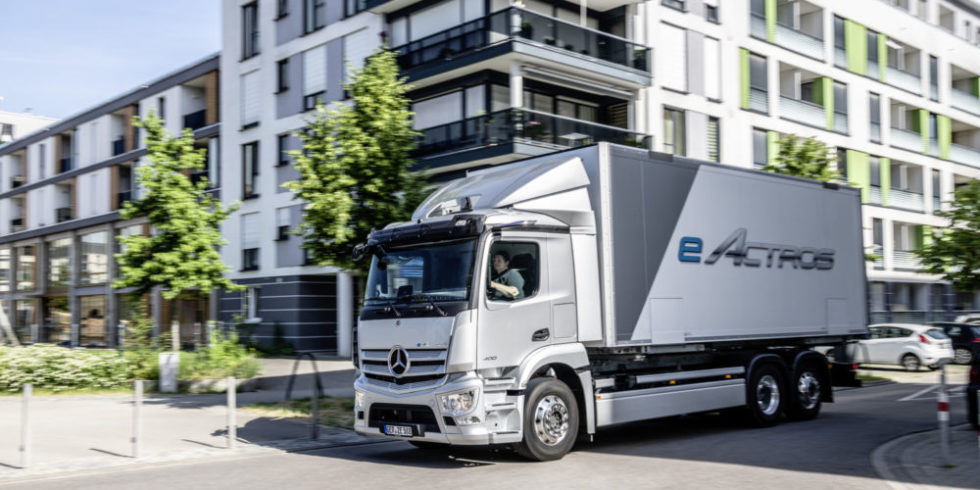 erster vollelektrischer Lkw von Mercedes-Benz