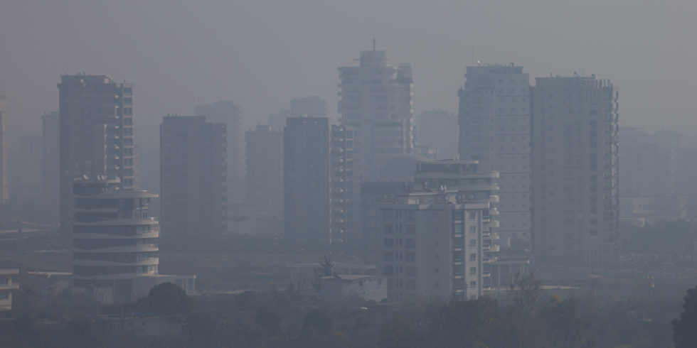 Smog Stadt