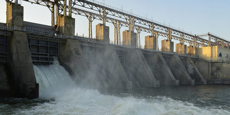 Wasserkraftwerk an der Moldua