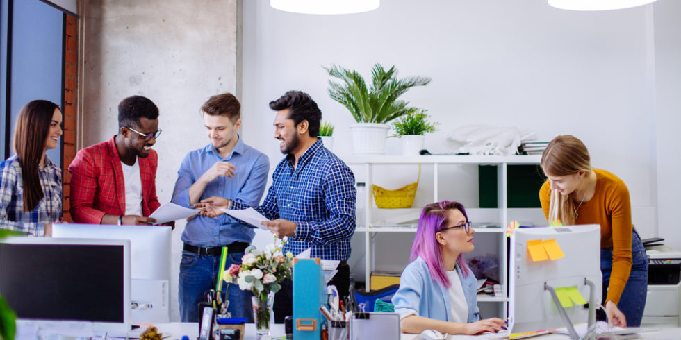 Team im Büro