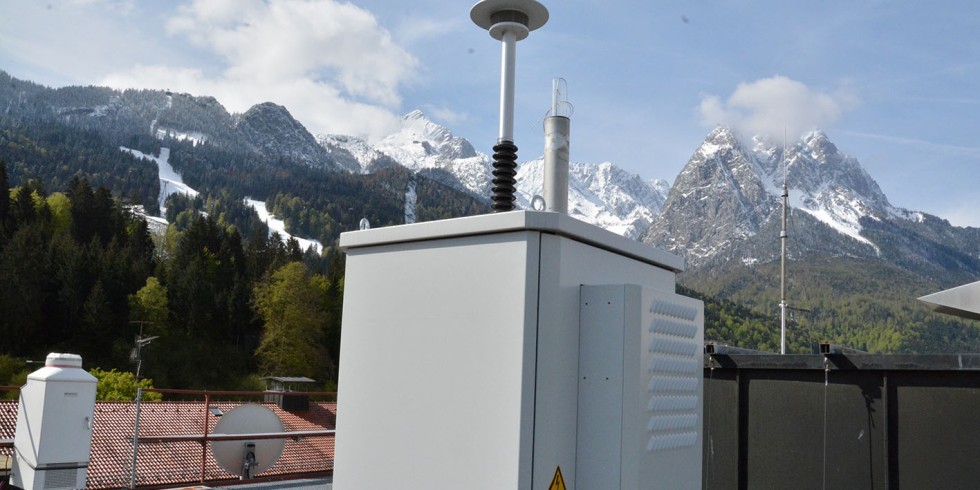 Die ePIN Pollenmessstation in Garmisch-Partenkirchen. Foto: Autoren