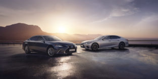 Zwei Lexus ES 300h