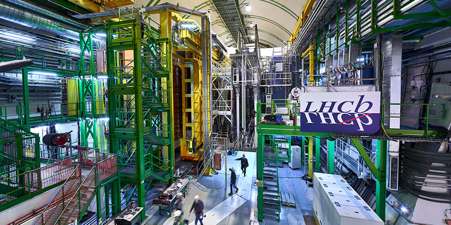 Das LHCb-Experiment ist eines der vier großen Experimente am CERN-Teilchenbeschleuniger in Genf. Foto: Cern
