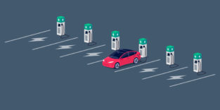 E-Auto an der Ladesäule