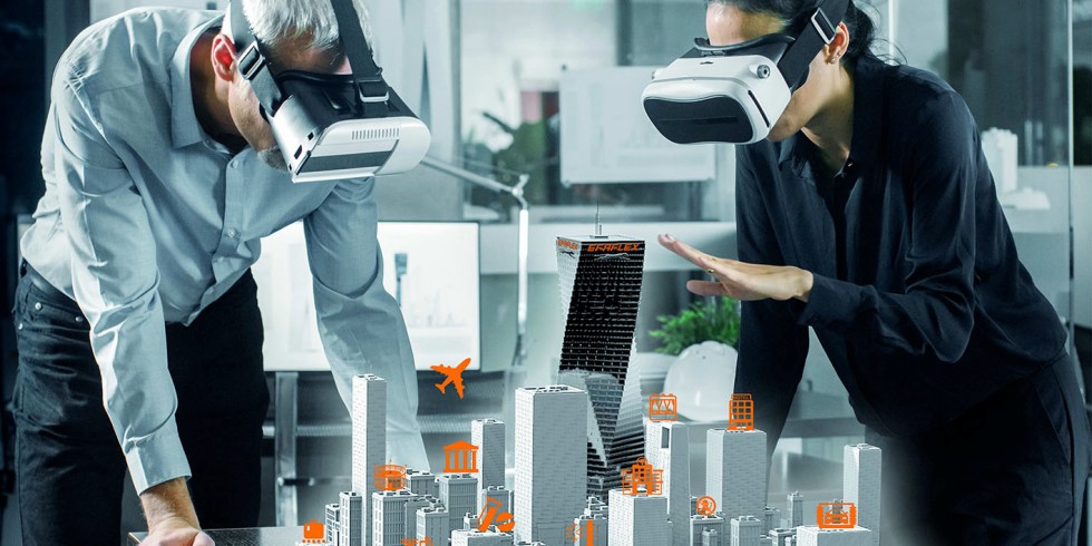BIM ermöglicht es, digital erstellte Gebäude zu „begehen“, indem etwa VR-Brillen genutzt werden, sodass die Beteiligten noch vor Fertigstellung einen sehr realistischen Eindruck vom Gebäude bekommen. Foto: Efaflex