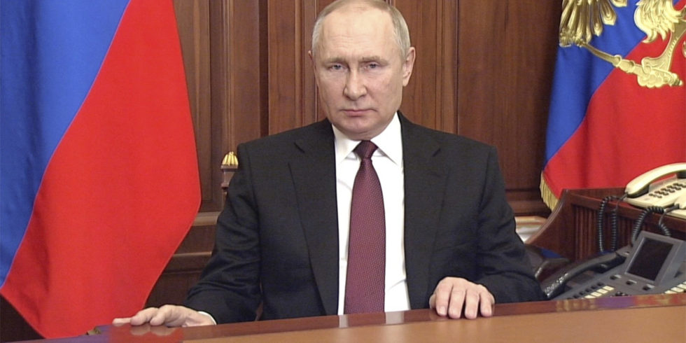 Wird Wladimir Putin am 9 Mai der Ukraine offiziell den Krieg erklären? Foto: imago images/ZUMA Wire/Kremlin