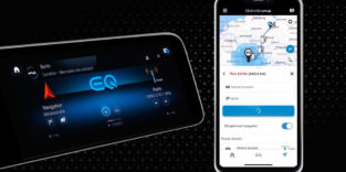 Display von Mercedes-Benz und Mercedes me App