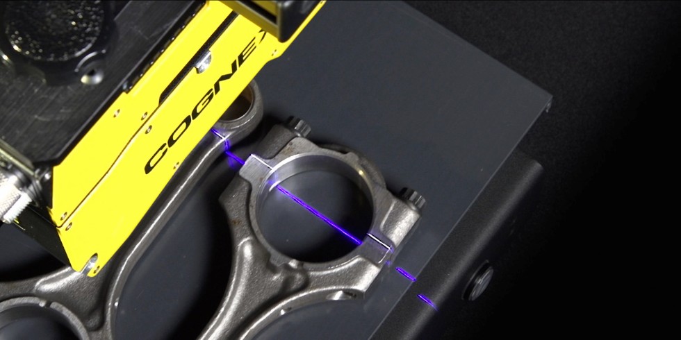 Beim System In-Sight 3D-L4000 wird der Speckle-Effekt von Laserlinien durch den Einsatz einer patentierten Technik erheblich reduziert. Foto: Cognex