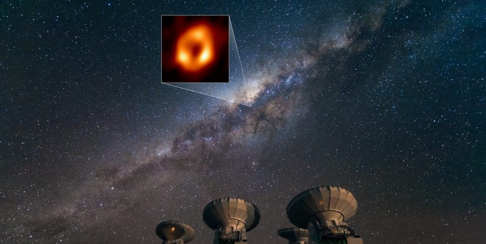 Bahnbrechend: Das erste Bild des Schwarzen Lochs im Zentrum der Milchstraße. Foto: EHT Collaboration