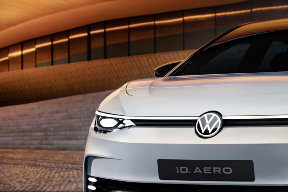Front des ID. AERO von Volkswagen