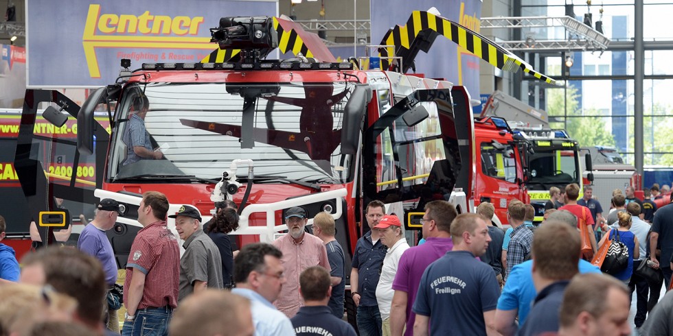 Die INTERSCHUTZ ist die Weltleitmesse für Feuerwehr, Rettungswesen, Bevölkerungsschutz und Sicherheit. Foto: Deutsche Messe AG