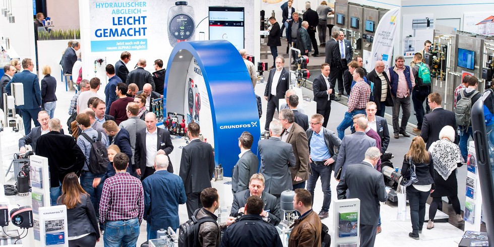 Zweite SHK-Präsenzmesse in diesem Jahr: Nach der IFH/Intherm in Nürnberg bietet die SHK Essen nach mehrjähriger Abstinenz wieder die Chance zum persönlichen Austausch. Foto aus 2018: Rainer Schimm/Messe Essen GmbH
