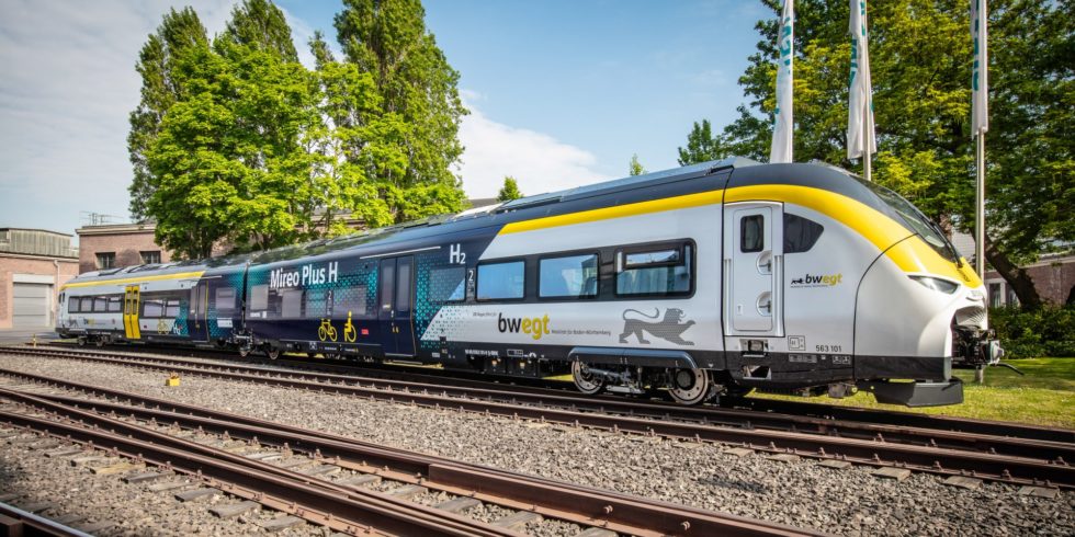 Die Bahn setzt auf auch auf Wasserstofftechnologie. Siemens Mobility etwa hat den Mireo Plus H im Angebot. Foto: Siemens mobility