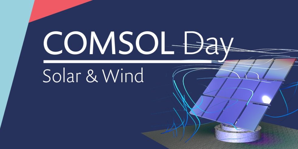 Windlast auf einem Solarpanel Foto: Comsol
