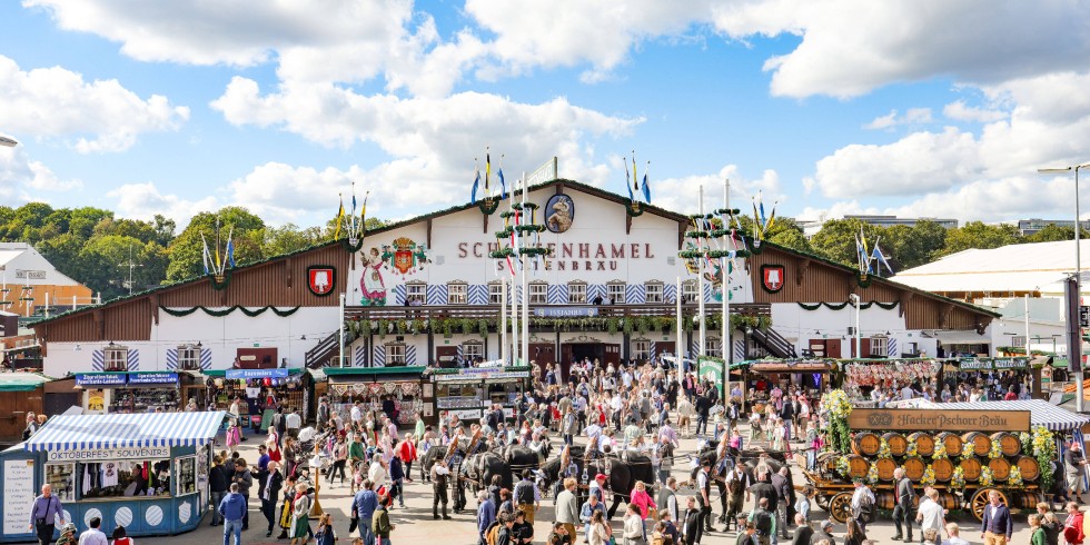 Forschungsprojekt auf der Wiesn: Das Schottenhamel Festzelt diente als Versuchslabor. Foto: imago images/Smith