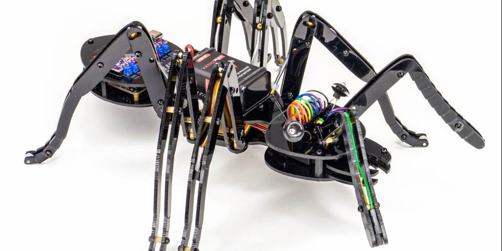 Der bionische Roboterbausatz Vari-Ant in Form einer Ameise richtet sich an Jugendliche (ab 14)  und Erwachsene. Foto: Variobot
