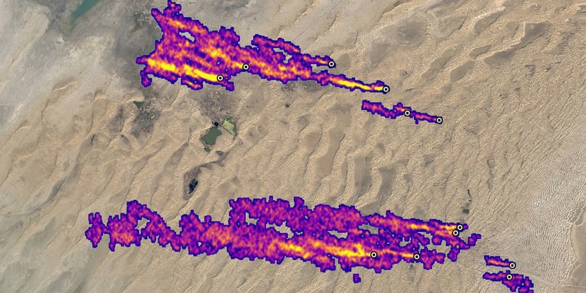 Gefährlich? NASA spürt riesige Methanwolken über Gas- und Ölförderanlagen auf