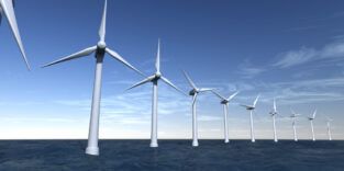 Windkraftanlagen im Meer