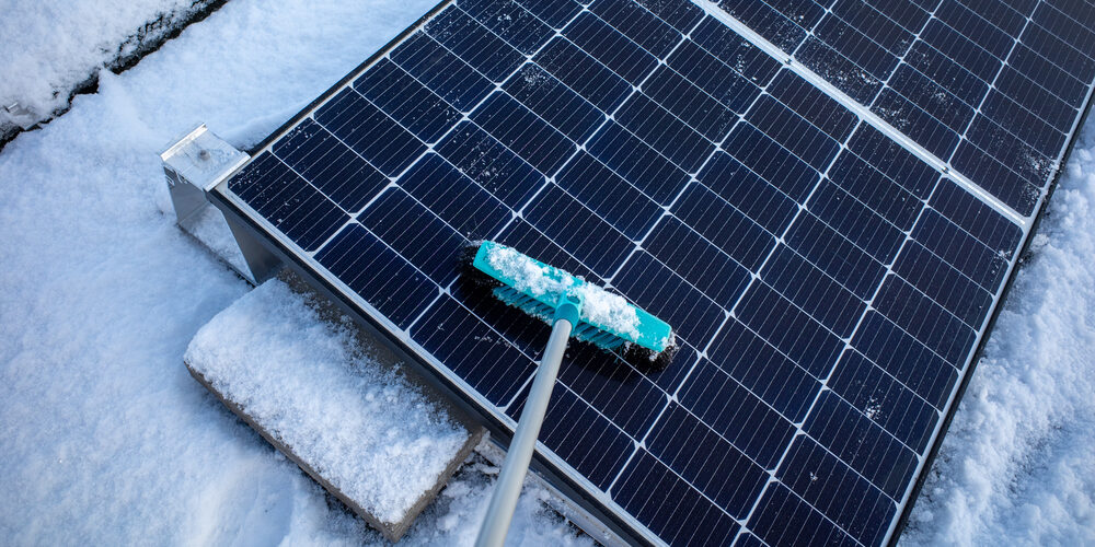 Photovoltaik im Winter: Ertragsverluste durch Schnee auf den Modulen?