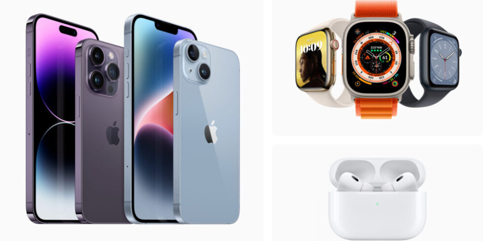 iPhone, Apple Watch und AirPods