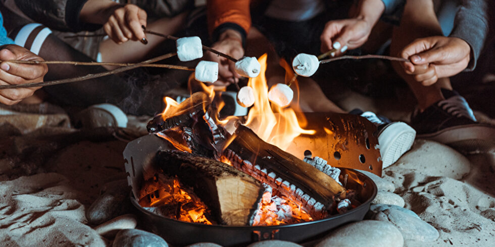 Lagerfeuer Marshmallows