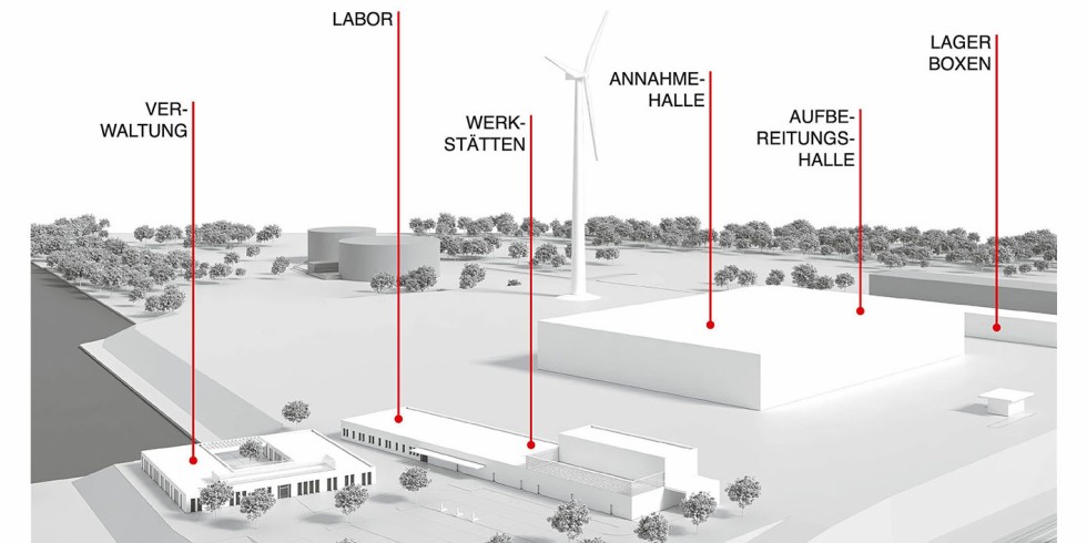 Nach einer umfassenden Flächensanierung entsteht auf 13 Hektar das Circular Construction & Technology Center (C3). Foto: STRABAG Umwelttechnik GmbH 