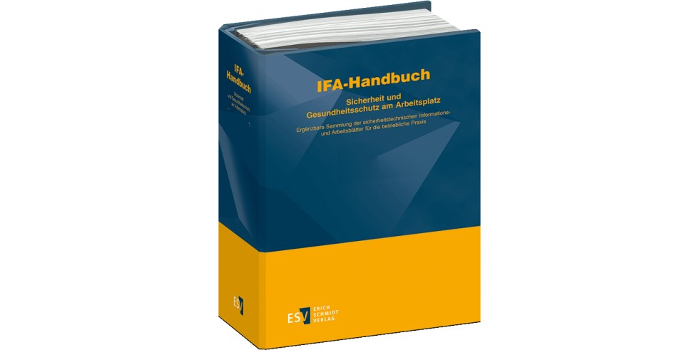 Das neue IFA-Handbuch. Foto: DGUV