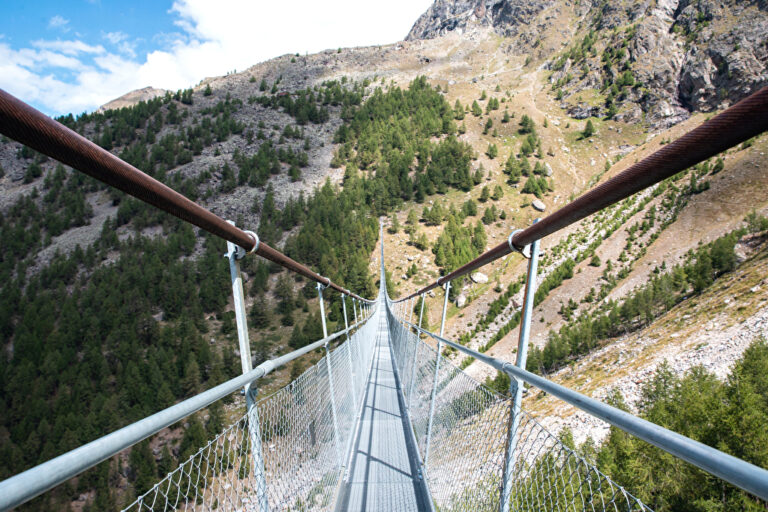 Chales Kuonen Hängebrücke