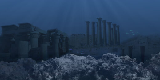 Ruinen unter dem Meer