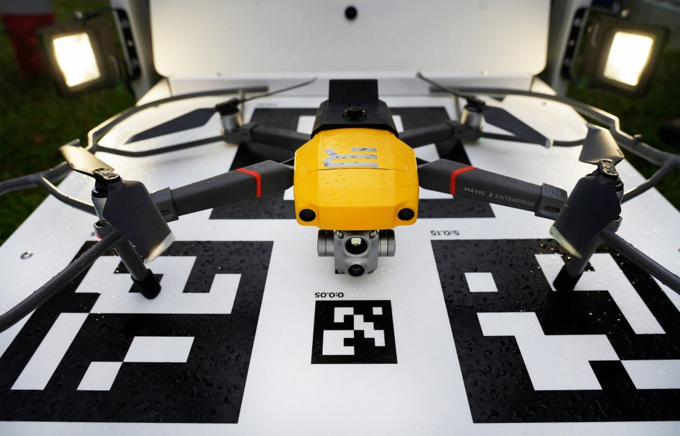 Shell Energy and Chemicals Park Rheinland setzt automatische Drohnen zur Inspektion ein. Foto: Shell