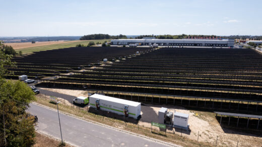 TESVOLT Speicher Einsatz in Solarpark