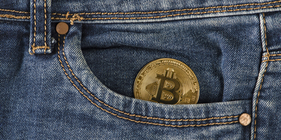 Bitcoin in Tasche
