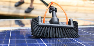 Reinigung der Photovoltaikanlage