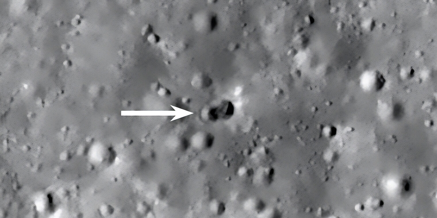 Geheimnis des mysteriösen Doppelkraters auf dem Mond gelüftet