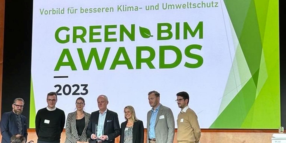 Hitzler Ingenieure und elevaite haben in der Kategorie Forschung und Innovative Konzepte den Green-BIM Award 2023 gewonnen. Foto: Hitzler Ingenieure 