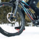 E-Bike im Schnee