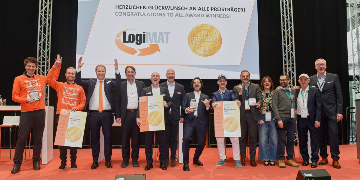 Auch in diesem Jahr wurden während der Fachmesse LogiMAT wieder Preise für "Beste Produkte" verliehen. Foto: Euroexpo