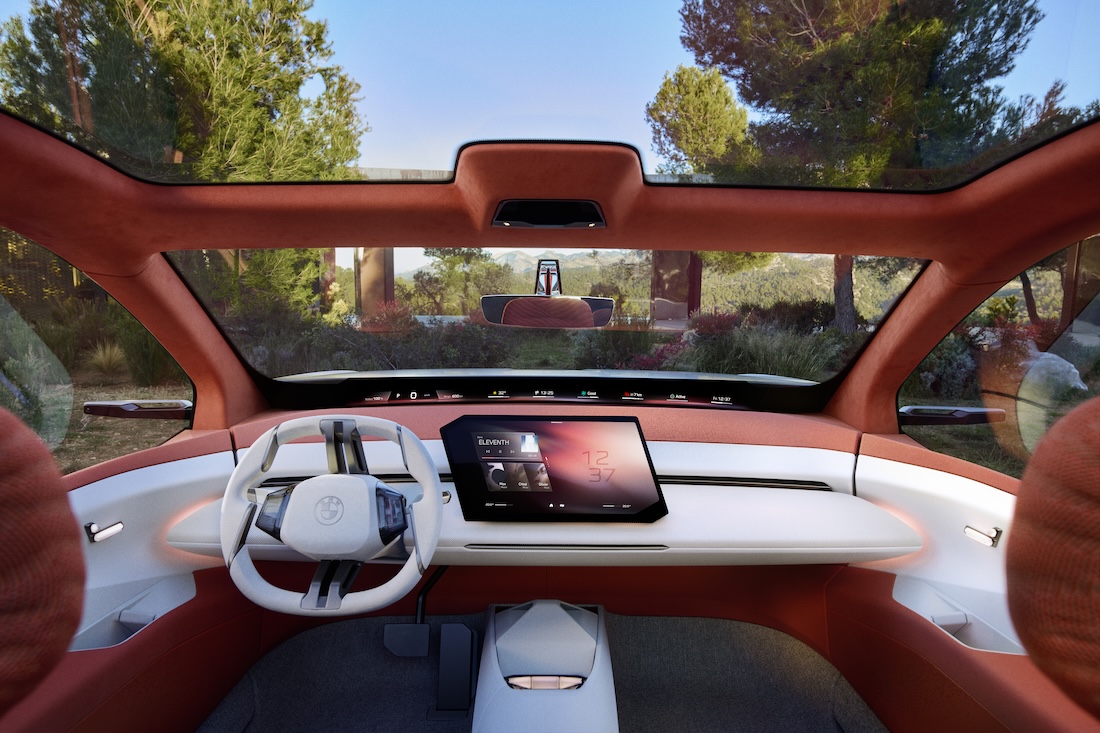 The interior of the BMW New Class Vision