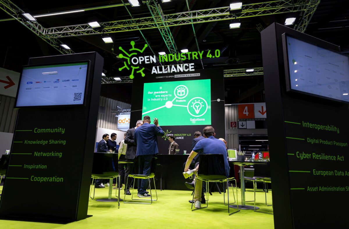 Open Industry 4.0 Alliance auf der Hannover Messe 2024: Digitaler Zwilling, Digital Product Passport und gemeinsame Industrie-Initiativen im Fokus. Foto: Open Industry 4.0 Alliance
