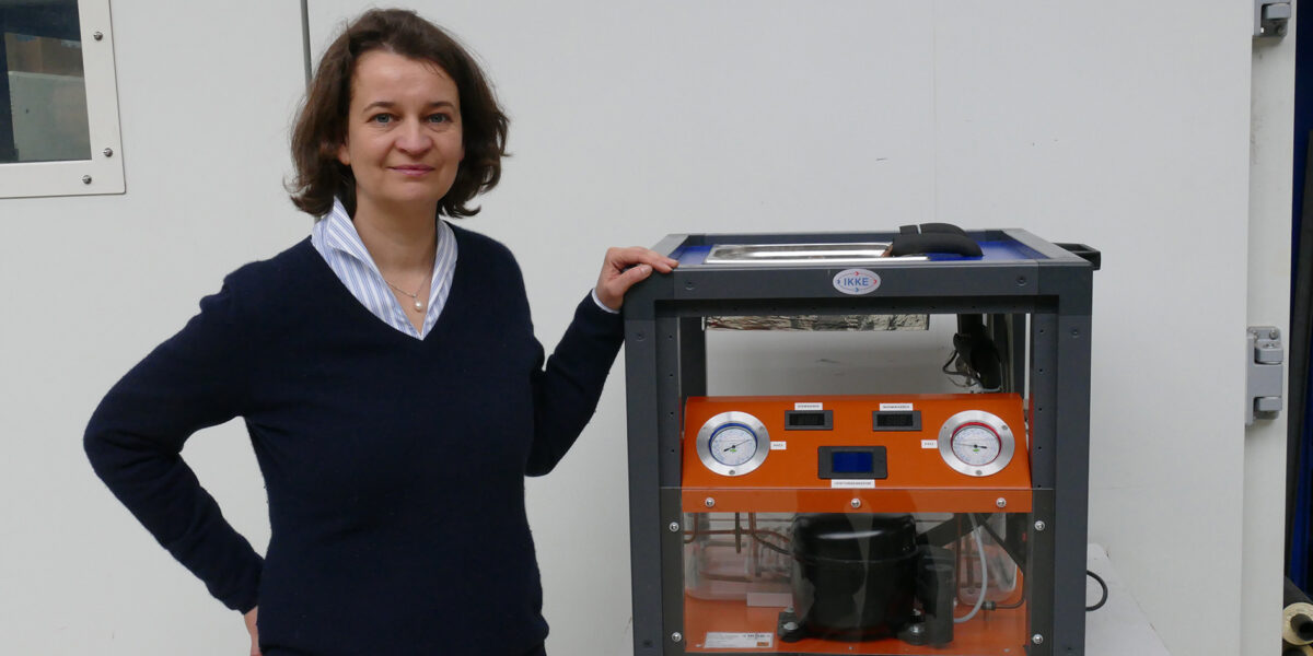 Prof. Dr.-Ing. Constanze Bongs ist neue Professorin für Wärmepumpen an der Hochschule Karlsruhe. Foto: Verena Lippok