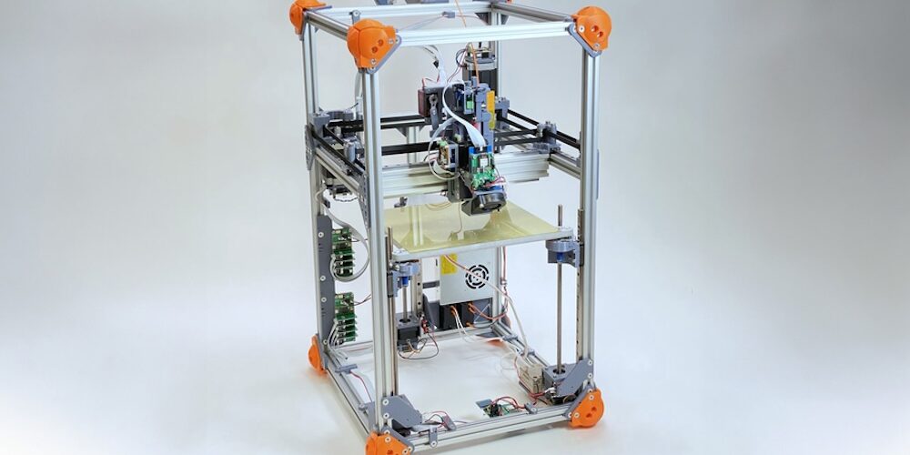 3D-Drucker, der auch alternative Materialien erkennt und verarbeiten kann.