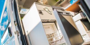 Kühlschrank im Wohnmobil