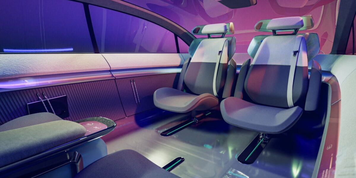 Auto-Innenraum der Zukunft
