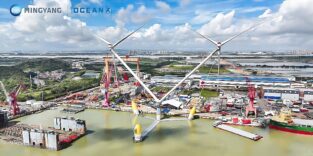 V-förmiges Doppelwindrad