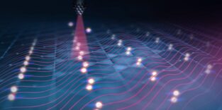 Darstellung der Wellenform in einem Kagome-Supraleiter