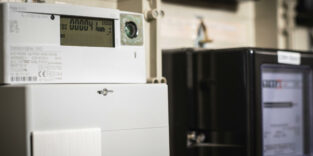 Zählerschrank mit Zweirichtungszähler und Ferraris Zähler in Düsseldorf...